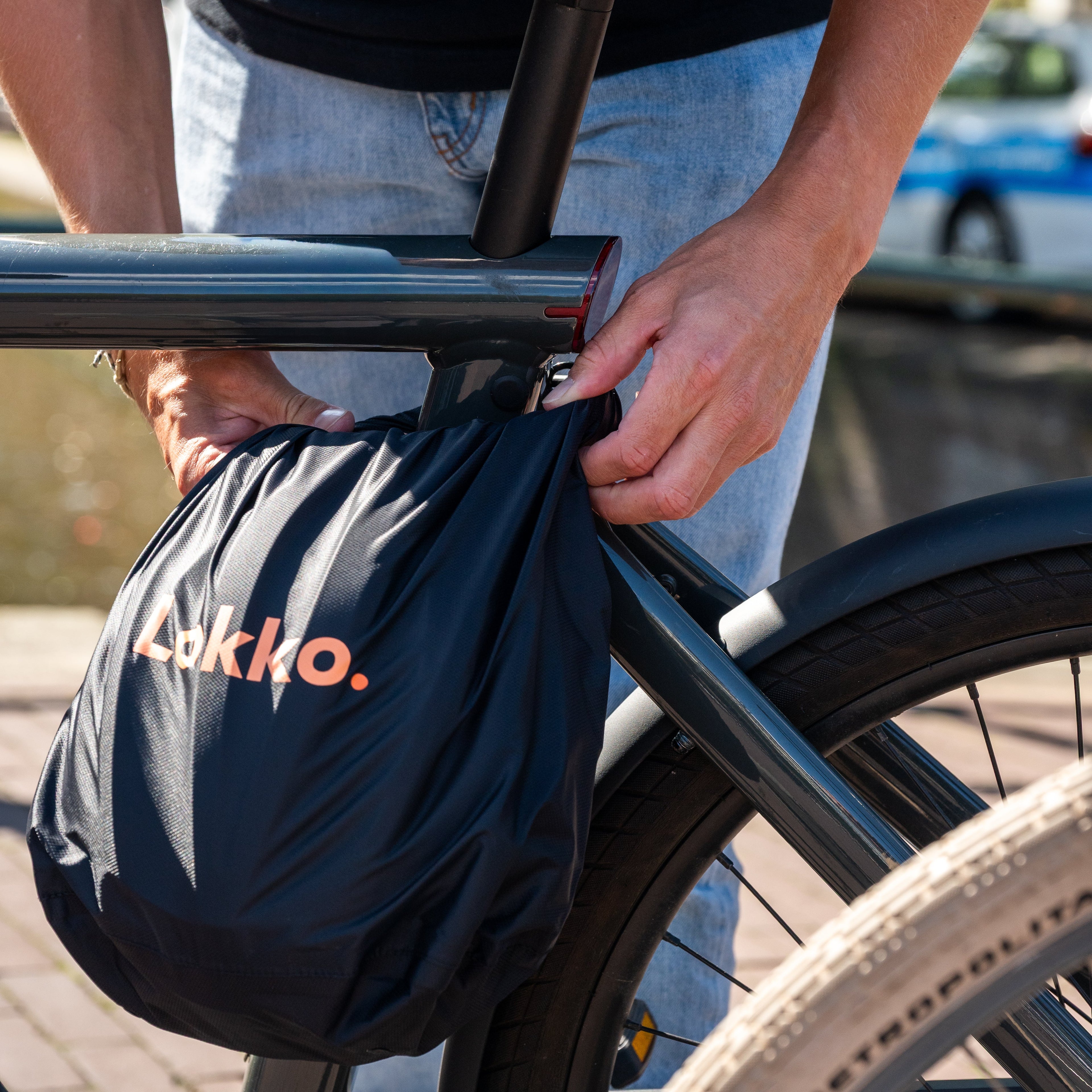 kompakte Helmtasche smarte Helmtasche Lokko